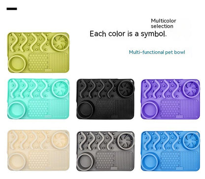 Silicone Lick Mat and Slow Feeder Bowl for Dogs, Small or Large (photo 2)