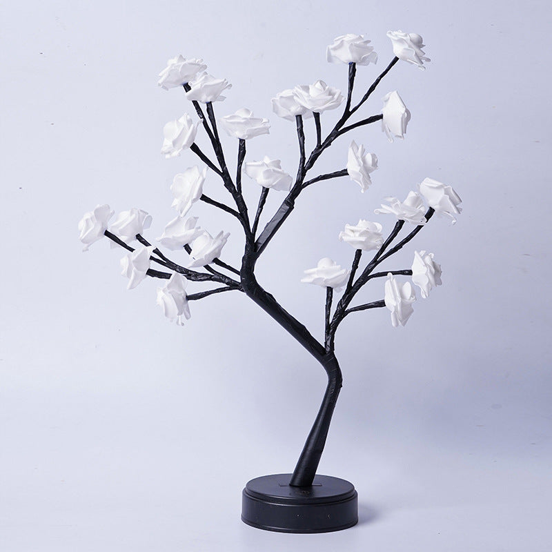USB LED Rose Tree Table Lamp (photo 4)