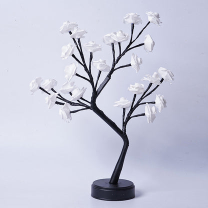 USB LED Rose Tree Table Lamp (photo 4)