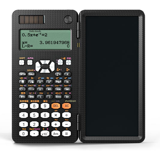 Foldable Scientific Calculator with LCD Writing Pad (photo 5)