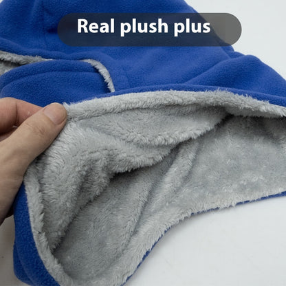 Fleece Hooded Scarf and Face Cover Hat (photo 2)