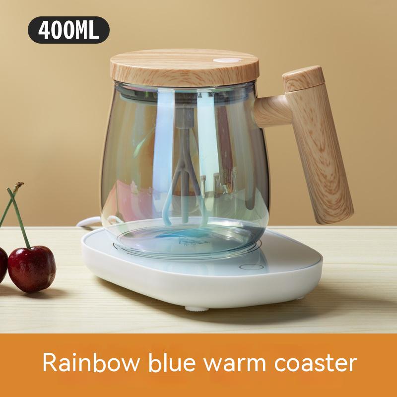 Self-Stirring Glass Coffee Mug, 400 ml (photo 48)