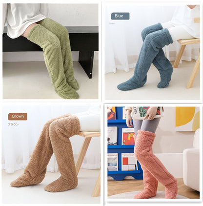 Over-the-Knee Fuzzy Long Socks (photo 67)