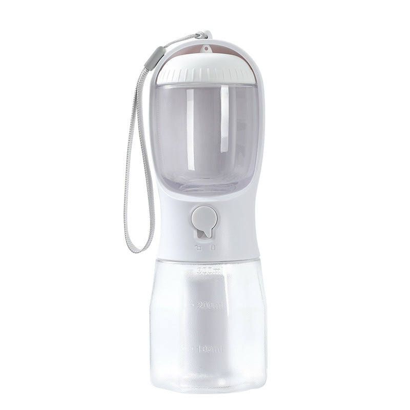 3-in-1 Portable Dog Water Bottle with Food and Bag Compartments (photo 13)