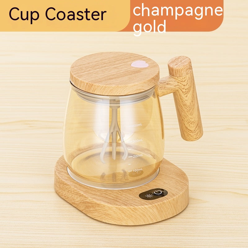 Self-Stirring Glass Coffee Mug, 400 ml (photo 39)