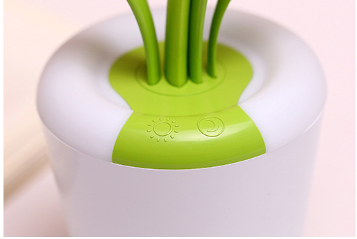 Plant-Shaped Rechargeable LED Table Lamp with Night Light Mode (photo 6)