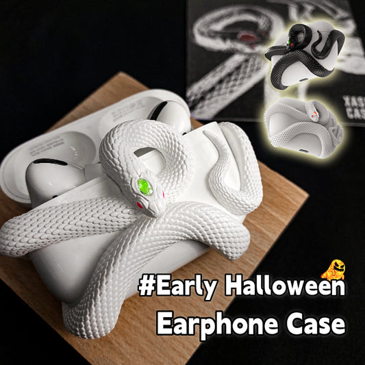Snake-Shaped Earbud Case Compatible with AirPods