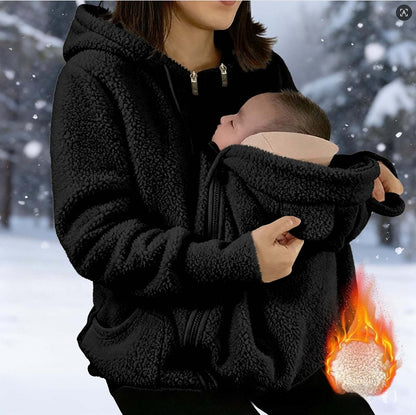 Women's Thick Hooded Zip-Up Jacket (photo 5)