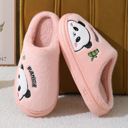Cartoon Panda Thick-Sole House Slippers (photo 3)