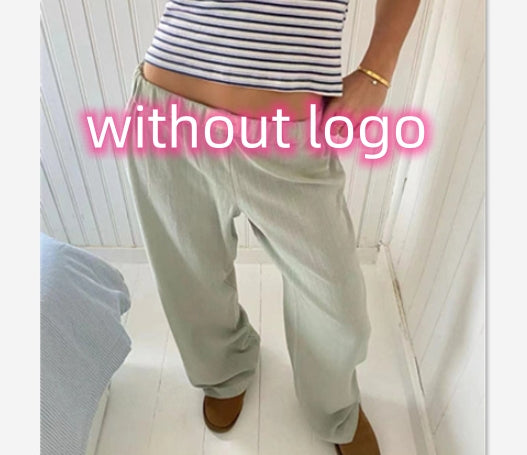 Women's Striped High-Waist Wide-Leg Pants (photo 26)