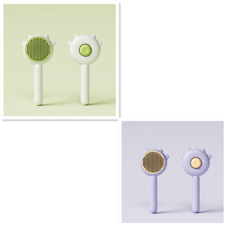 Self-Cleaning Slicker Brush for Cats and Dogs – Set2