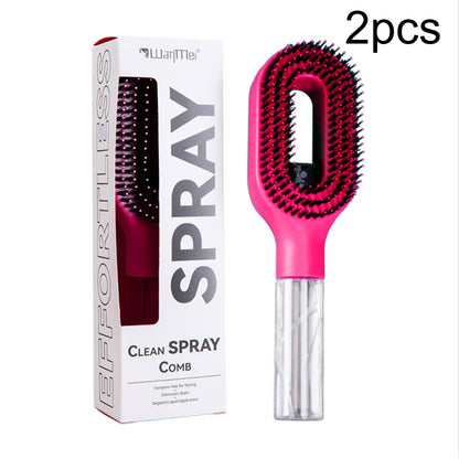 2-in-1 Detangling Brush with Built-In Mist Spray Bottle (photo 22)