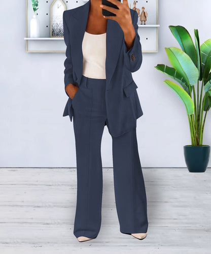 Women's Blazer and Pants Two-Piece Set (photo 8)