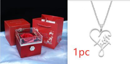 Rotating Soap Rose Jewelry Gift Box (photo 32)