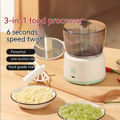 USB Rechargeable Mini Food Chopper, 225 ml