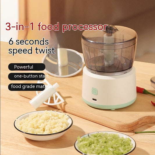 USB Rechargeable Mini Food Chopper, 225 ml