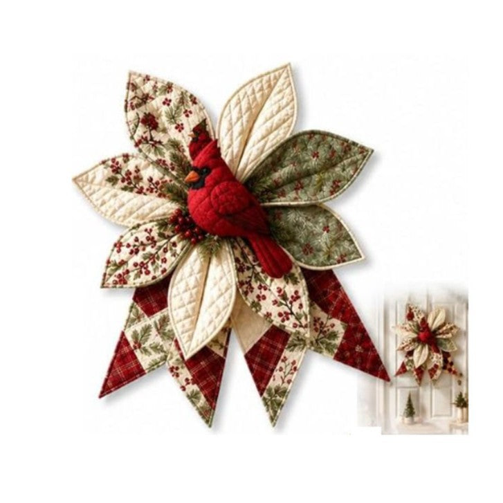 Quilted Patchwork Fabric Craft Piece, Holiday and Animal Designs (photo 23)