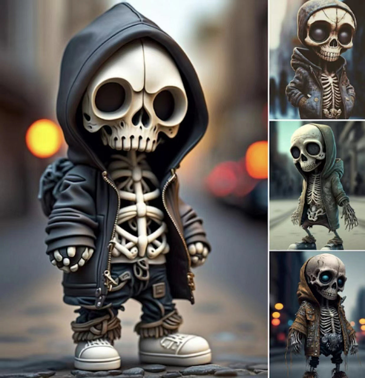 Resin Skeleton Figurine