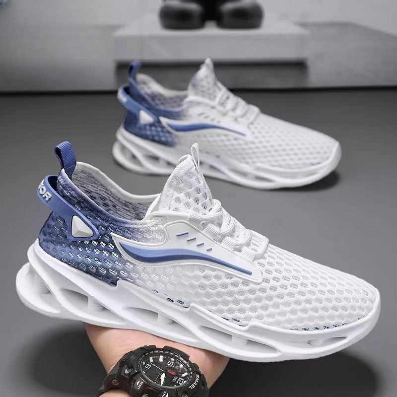Men's Mesh Lace-Up Running Sneakers (photo 11)