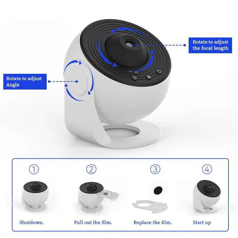 12-in-1 Rotating Galaxy Planetarium Projector (photo 12)