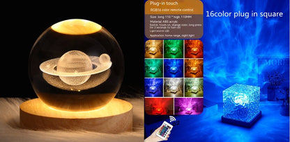 16-Color Water Ripple Projection Lamp with Remote (photo 12)