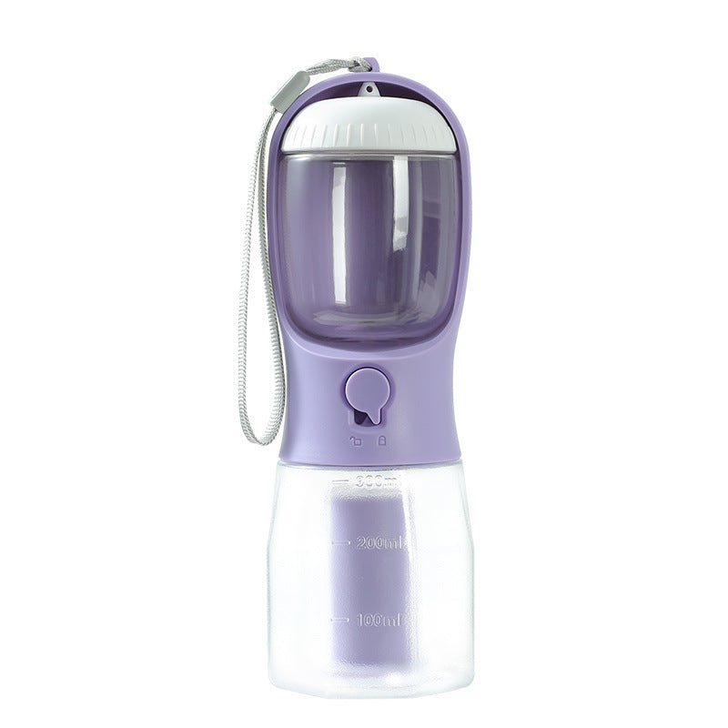 3-in-1 Portable Dog Water Bottle with Food and Bag Compartments (photo 14)