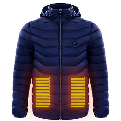 Men's Heated Hooded Puffer Jacket, 8 or 9 Heating Zones (Battery Not Included) (photo 9)