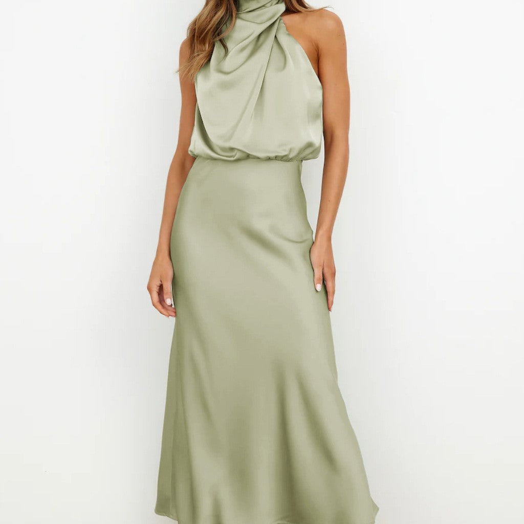 Women's Sleeveless Fitted Evening Dress (photo 8)