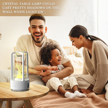 Acrylic or Crystal Night Lamp with Bluetooth Speaker (photo 3)