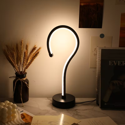 Question Mark Table Lamp, USB, 3 Color Temperatures (photo 3)