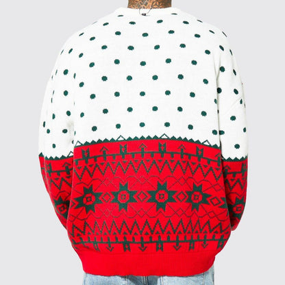 Men's Jacquard Knit Holiday Sweater (photo 4)