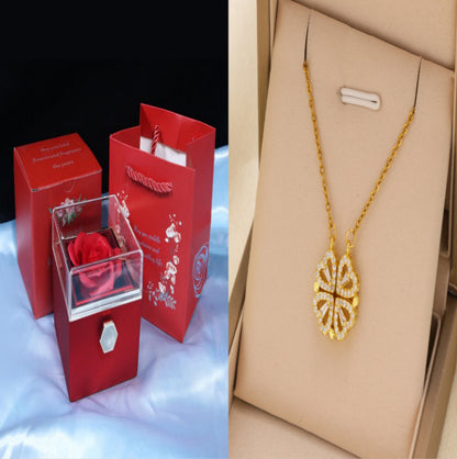 Rotating Soap Rose Jewelry Gift Box (photo 40)