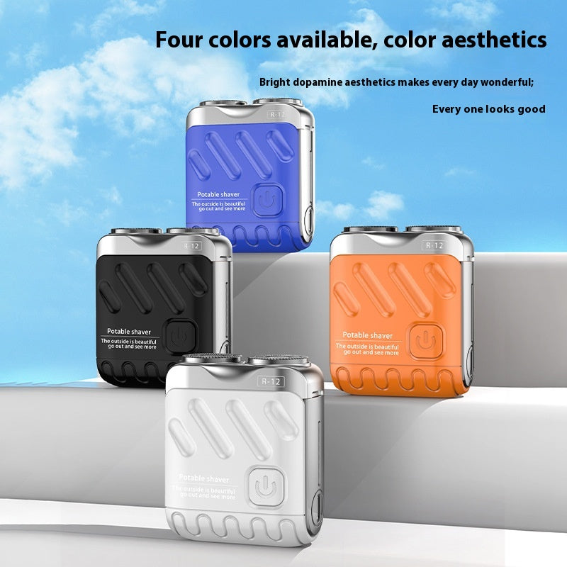 Portable Rotary Dual-Head Electric Shaver for Men (photo 3)