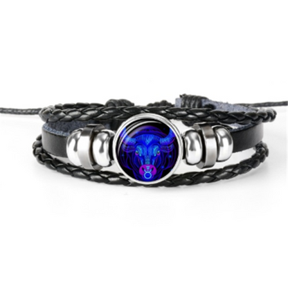 Zodiac Sign Glow-in-the-Dark Braided Bracelet (photo 20)