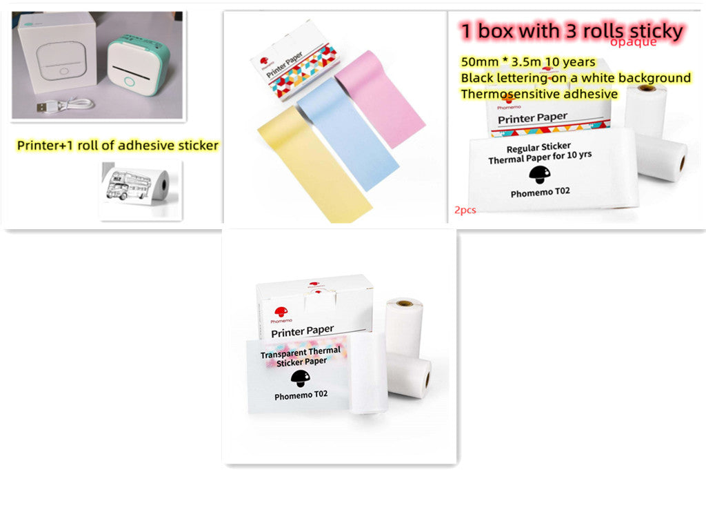 Mini Bluetooth Thermal Pocket Printer (photo 92)