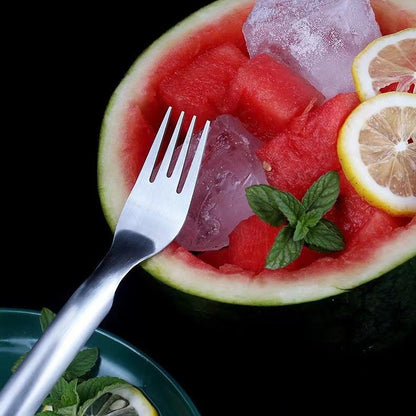 2-in-1 Stainless Steel Watermelon Slicer Fork (photo 7)