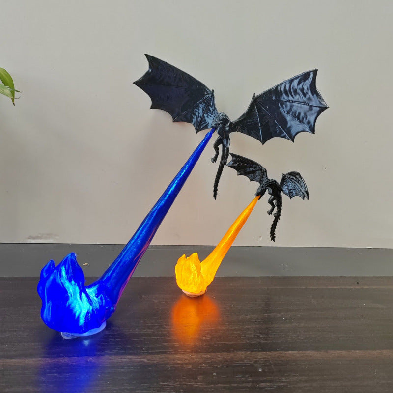 3D-Printed Dragon Bookshelf Light Decoration (photo 2)