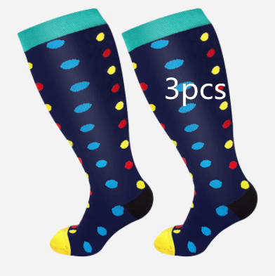 Plus-Size Printed Compression Socks (photo 42)
