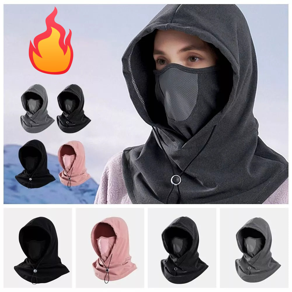 Winter Fleece Balaclava Hood and Neck Warmer (photo 2)