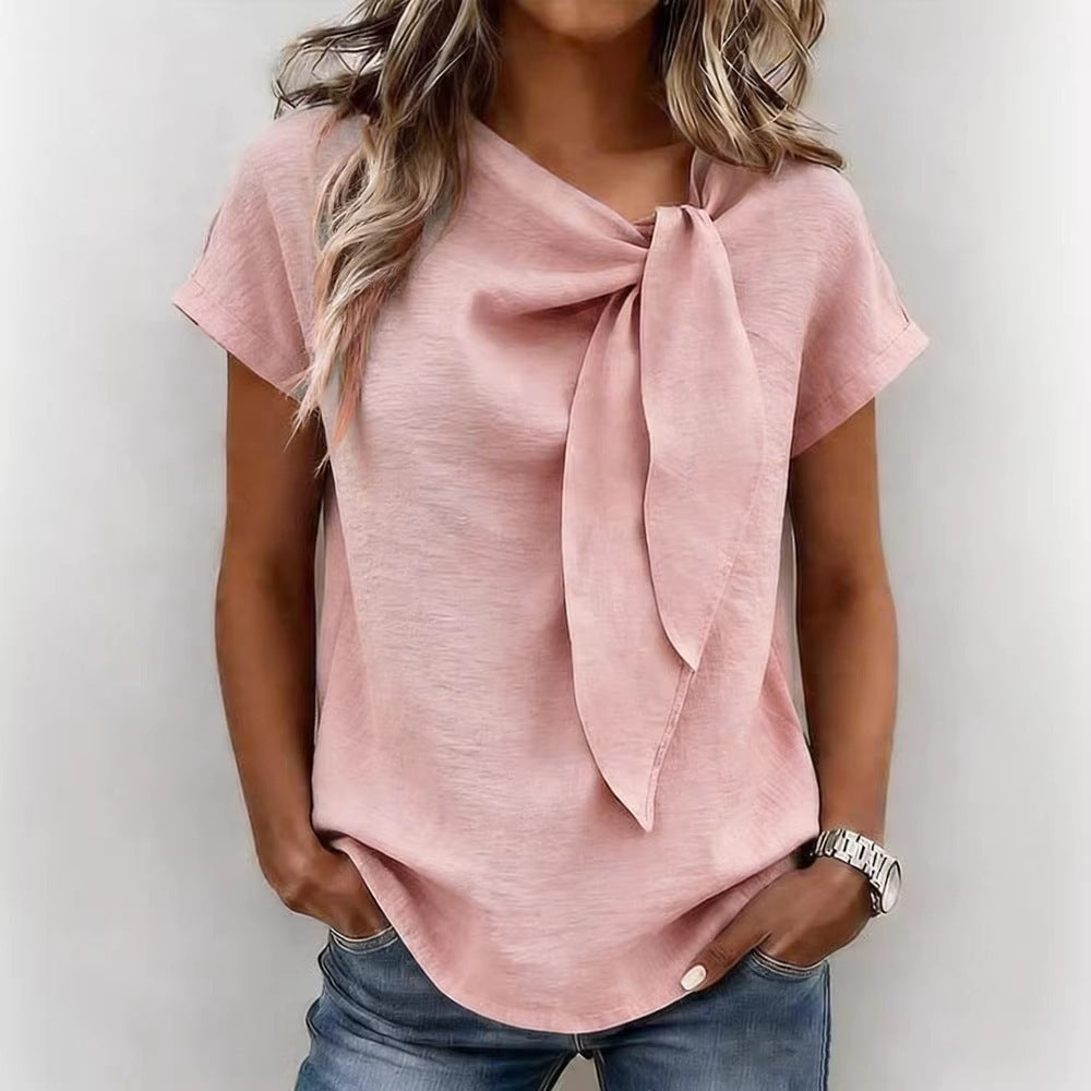 Women's Short-Sleeve Loose Casual T-Shirt (photo 13)