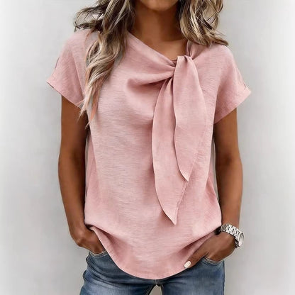 Women's Short-Sleeve Loose Casual T-Shirt (photo 13)