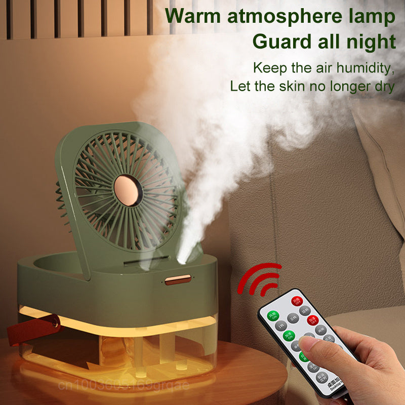 USB Mist Humidifier Fan with Night Light, 2.5 L (photo 3)