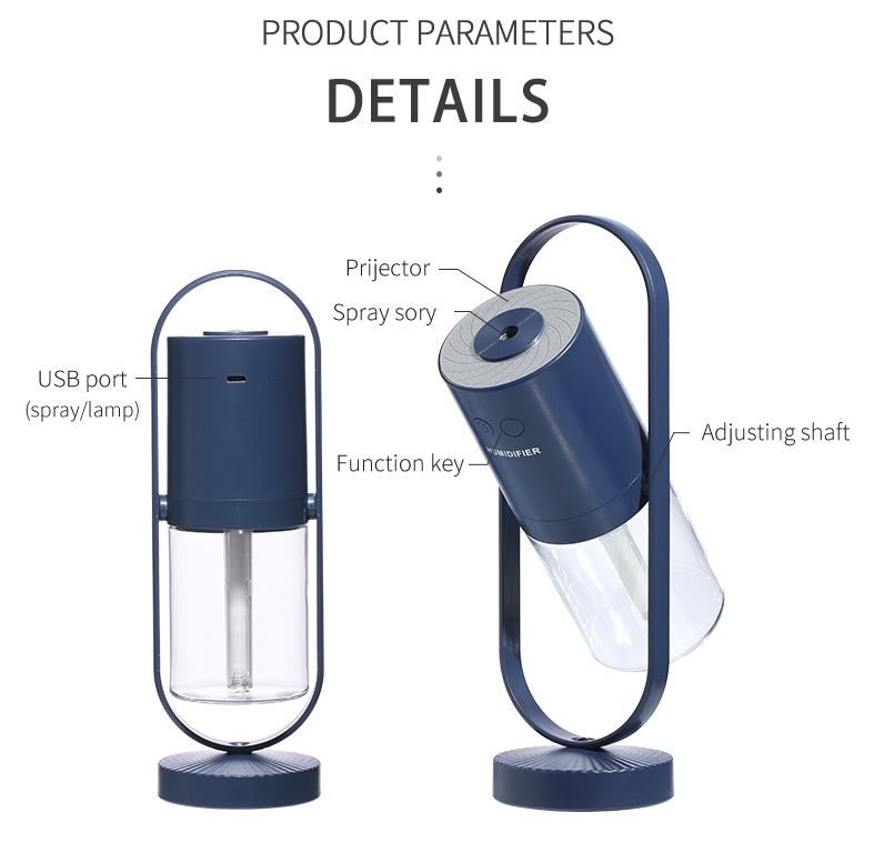 USB Mini Humidifier with Projection Night Light (photo 9)