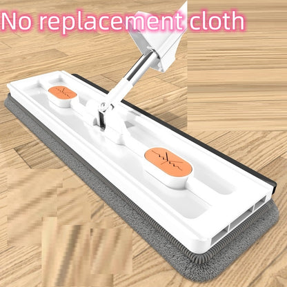 Large 360° Rotating Flat Mop with Stainless Steel Handle (photo 41)