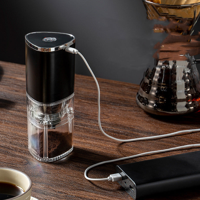 USB Rechargeable Ceramic Burr Coffee Grinder (photo 2)