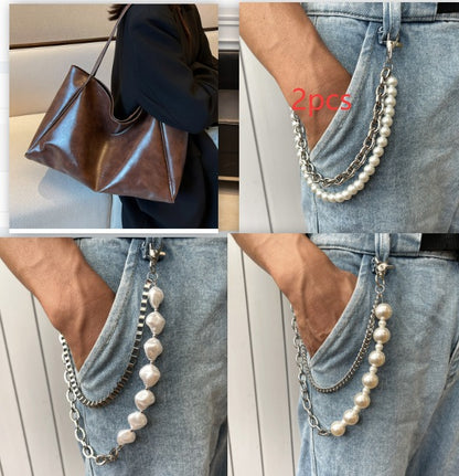 Women's Vintage PU Leather Tote Shoulder Bag (photo 34)