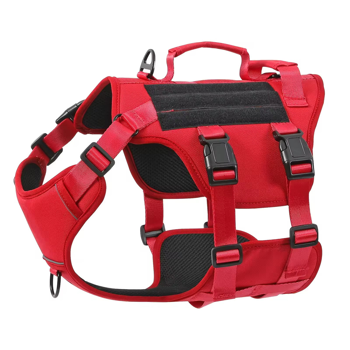 Tactical Nylon Dog Harness with Handles, Adjustable (photo 8)