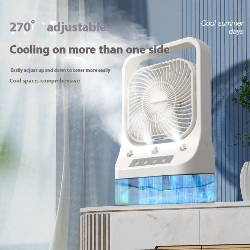 USB-C Mini Air Cooler Fan with 3 Mist Nozzles (photo 3)