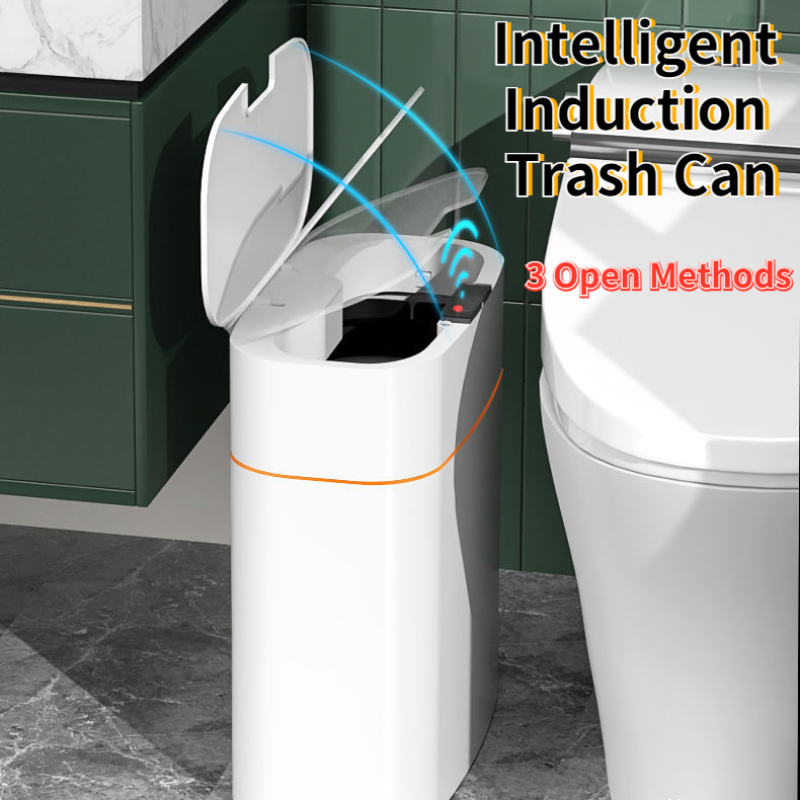 Motion Sensor Trash Can with Lid, 11 to 24 L (photo 2)