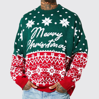 Men's Jacquard Knit Holiday Sweater